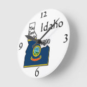 Idaho Wall Clock Ronde Klok (Hoek)