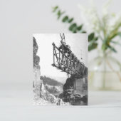 Idaho Washington Northern Railroad Bridge Briefkaart (Staand voorkant)