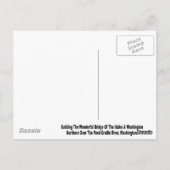 Idaho Washington Northern Railroad Bridge Briefkaart (Achterkant)