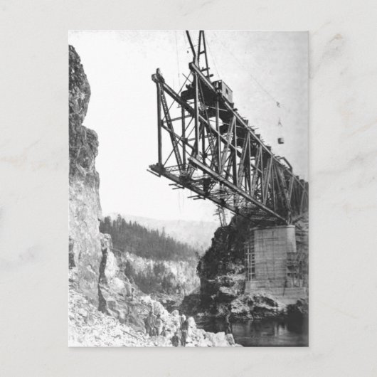 Idaho Washington Northern Railroad Bridge Briefkaart (Voorkant)
