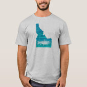 Idaho Wave Vist T-shirt (Voorkant)