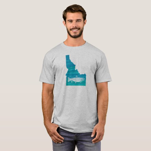 Idaho Wave Vist T-shirt (Voorkant volledig)
