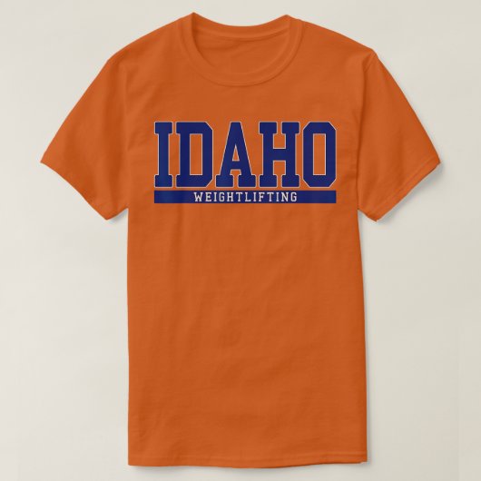 Idaho Weightlift T-shirt (Design voorkant)