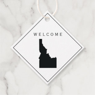 Idaho Welcome Bag Gift Label voor Wedding Weekend