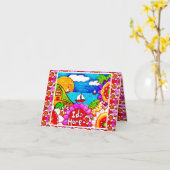 Idaho Welcome, Idahome, Housewarming Ida Home Kaar Kaart (Gele Bloem)