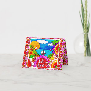 Idaho Welcome, Idahome, Housewarming Ida Home Kaar Kaart