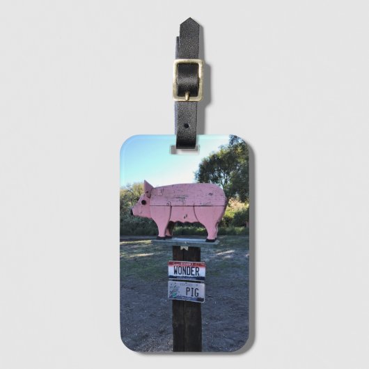 Idaho Wonder Pig, Grappig Bagagelabel (Voorkant (verticaal))