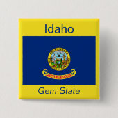 Idahoan Flag Button (Voorkant)