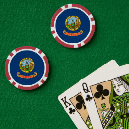 Idahoan Flag, Flag of Idaho Poker Chips