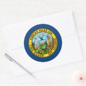 Idahoan Seal, Idaho Ronde Sticker (Envelop)