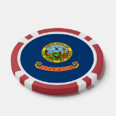 Idahoanse vlag, Vlag van Idaho Poker Chips (Enkel)