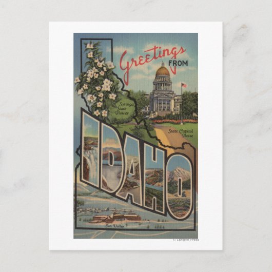 IdahoLarge Letter ScenesIdaho Briefkaart (Voorkant)