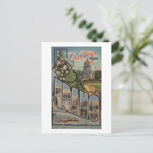 IdahoLarge Letter ScenesIdaho Briefkaart (Staand voorkant)