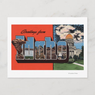 IdahoLarge Letter ScenesIdaho Briefkaart