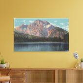 IdahoView of Mt. Moran from Leigh LakeIdaho Canvas Afdruk (Insitu (Woonkamer))