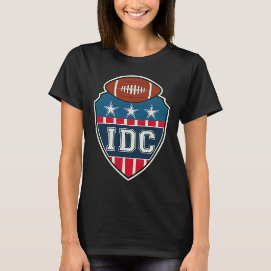 IDC American Football Retro T-shirt (Voorkant)