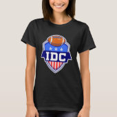 IDC American Football waar ik geen Football om gee T-shirt (Voorkant)