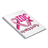 IDC Warrior Breast Cancer Bewustheid Notitieboek (Rechterzijde)