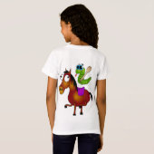 Ide Zmija 2 - Rennende Slang 2 T-shirt (Achterkant volledig)