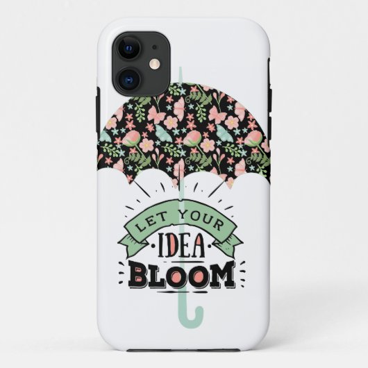 Idea Bloom Umbrella Case-Mate iPhone Case (Achterkant)