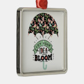 Idea Bloom Umbrella Metalen Ornament (Rechts)