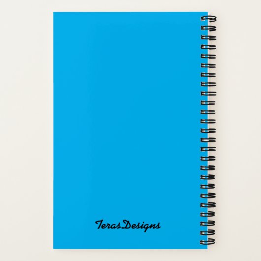 Idea Blue Sketchbook Notitieboek (Achterkant)