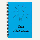 Idea Blue Sketchbook Notitieboek (Voorkant)