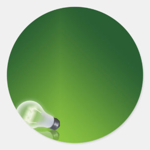 idea Bulb Ronde Sticker