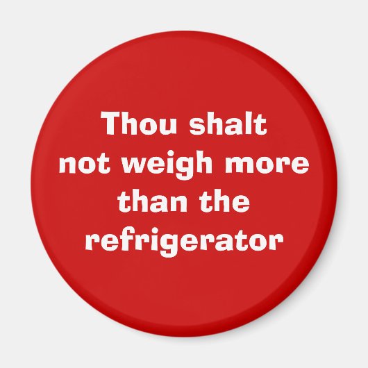 IDEAAL GEWICHT MAGNEET (Voorkant)