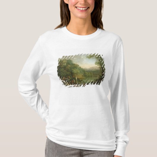 Ideaal landschap, 1776 t-shirt (Voorkant)