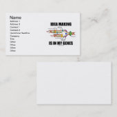 Ideaal maken is in mijn genen (DNA-replicatie) Visitekaartje (Voorkant / Achterkant)