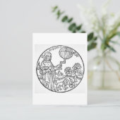 Ideaal portret Aristoteles (384-322 v.Chr.), kopie Briefkaart (Staand voorkant)