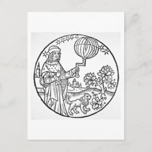 Ideaal portret Aristoteles (384-322 v.Chr.), kopie Briefkaart