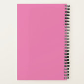 Ideaal roze zakboek notitieboek (Achterkant)