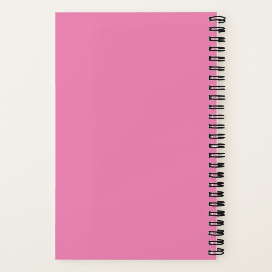 Ideaal roze zakboek notitieboek (Achterkant)
