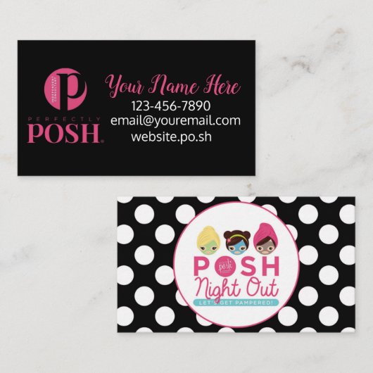 Ideaal voor aangepaste Visitekaartje Stippen (Voorkant / Achterkant)