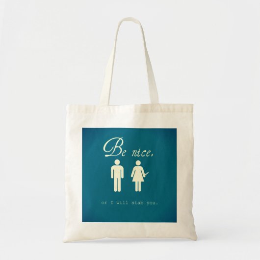 Ideaal voor boeken of messen of zo. tote bag (Voorkant)