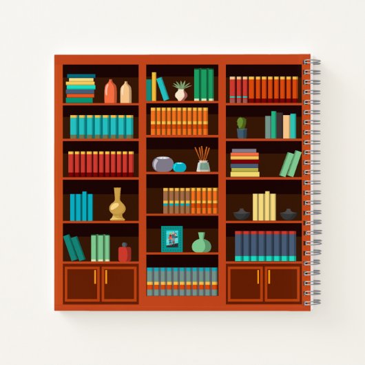 Ideaal voor boekenliefhebbers & schrijvers Spiral  Notitieboek (Achterkant)