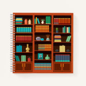 Ideaal voor boekenliefhebbers & schrijvers Spiral  Notitieboek (Voorkant)