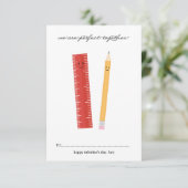 Ideaal voor een klaslokaal Valentijnsdag Kaart (Staand voorkant)