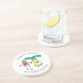 Ideaal voor elkaar zandsteen onderzetter (Zijkant)