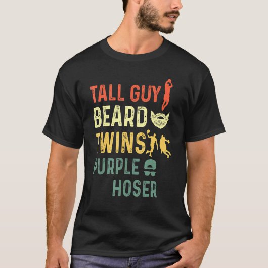 Ideaal voor kinderen Kerel Tall Man Beard Twins Pa T-shirt (Voorkant)