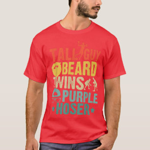 Ideaal voor kinderen Kerel Tall Man Beard Twins Pa T-shirt