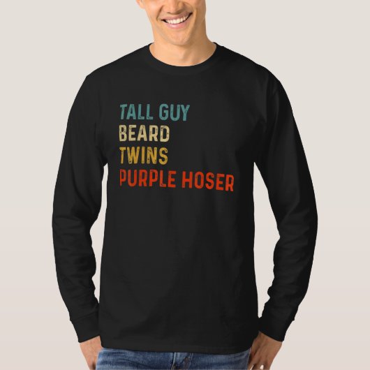 Ideaal voor kinderen Kerel Tall Man Beard Twins Pa T-shirt (Voorkant)