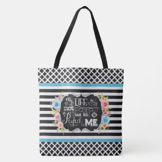 Ideaal voor mij, aangepast Lg-Tas (zwart) Tote Bag