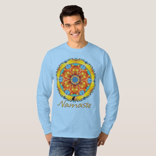 Ideaal voor Namaste Kaleidoscoop T-shirt (Voorkant volledig)