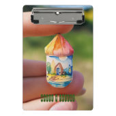 Ideaal voor onderweg notities maken mini klembord (Voorkant)