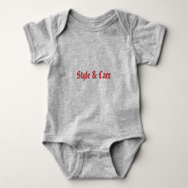 Ideaal voor Personal Design Heather Grey Romper