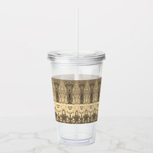 Ideaal voor reizen acryl drinkbeker (Rechts)