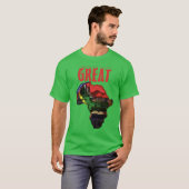 Ideaal voor traditionele kleuren in Afrika T-shirt (Voorkant volledig)